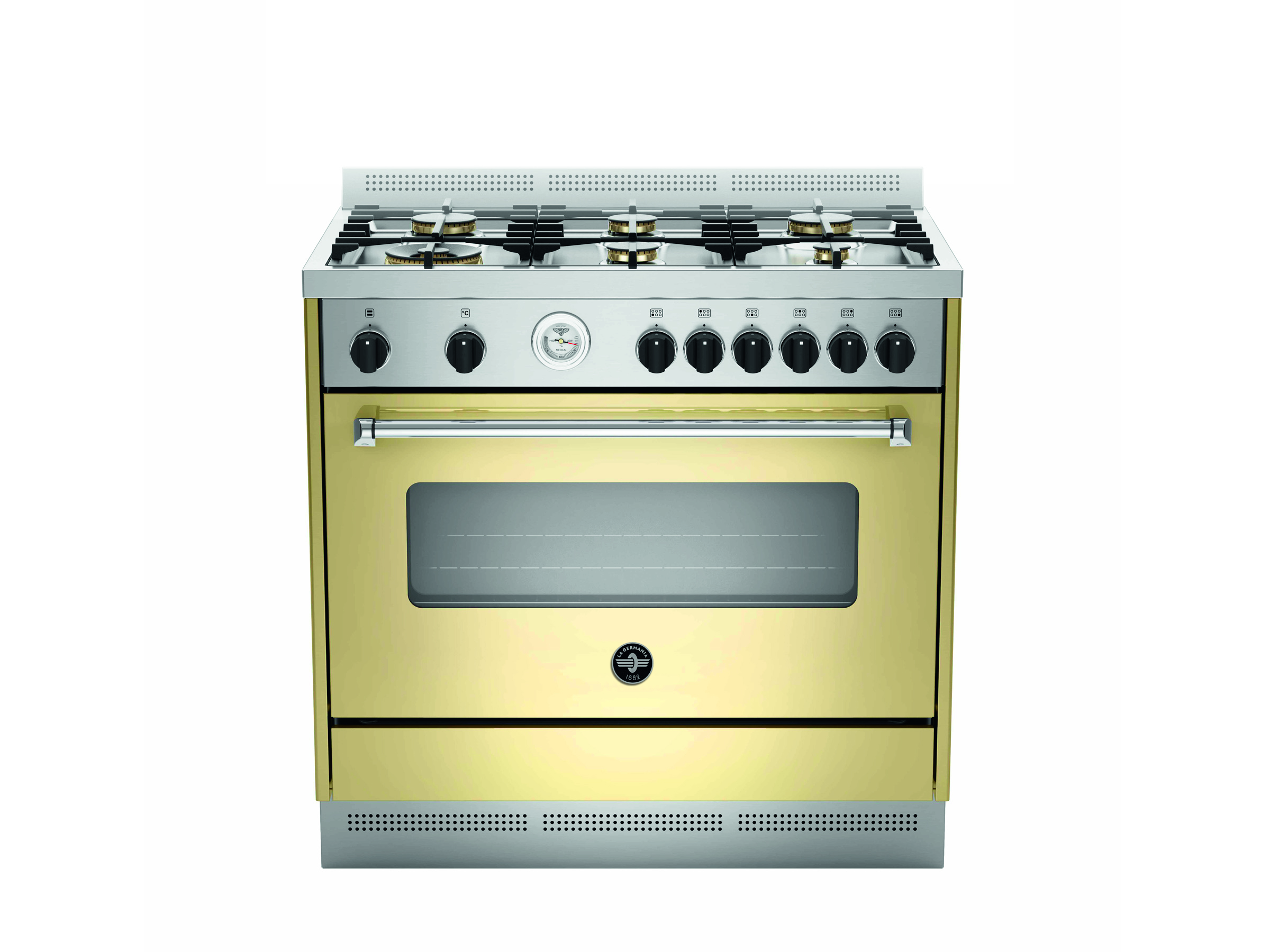 90 6-brass burners gas oven AX - La Germania